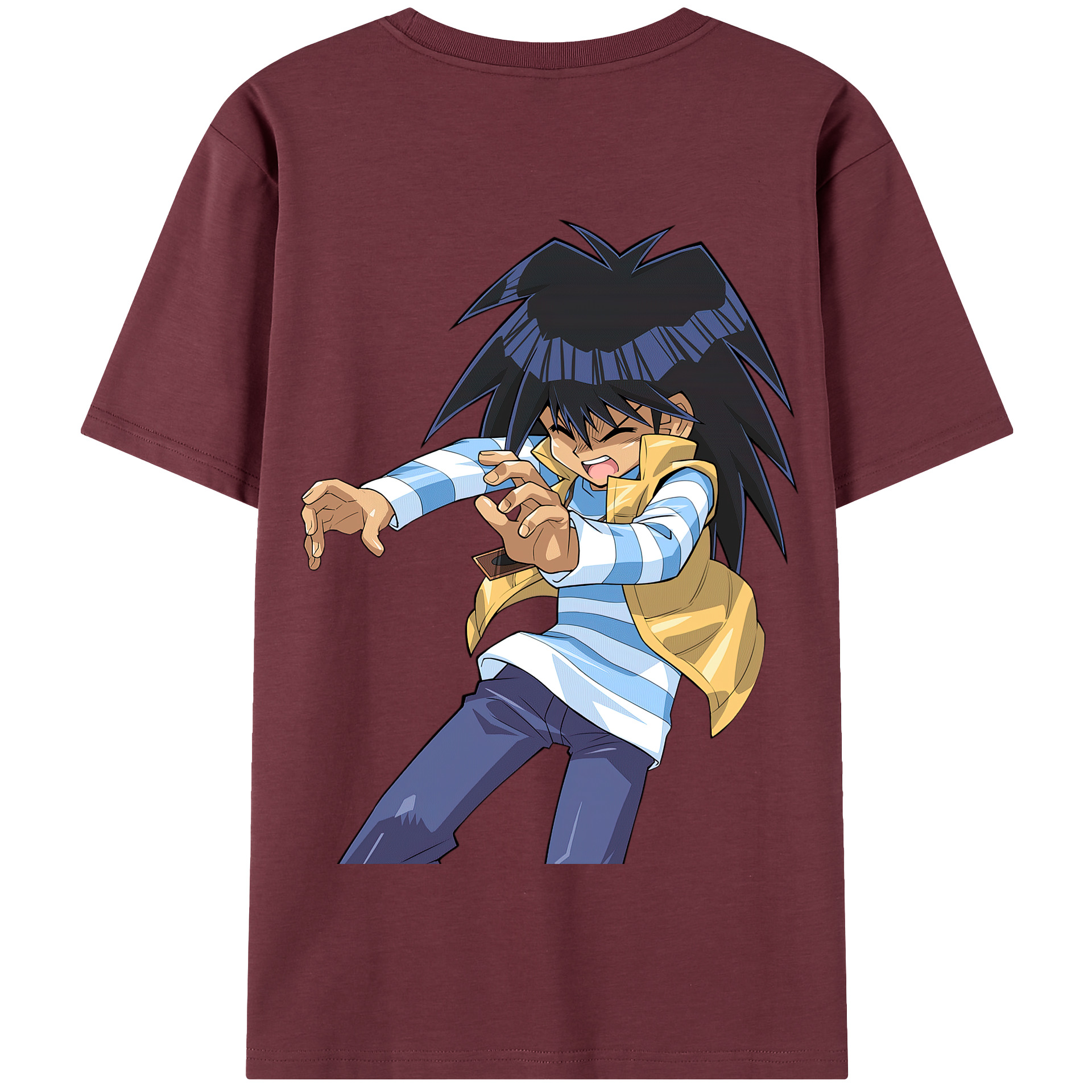 （画像用） 遊☆戯☆王 Yu-Gi-Oh! 綿100％半袖Tシャツ（背面プリント）
